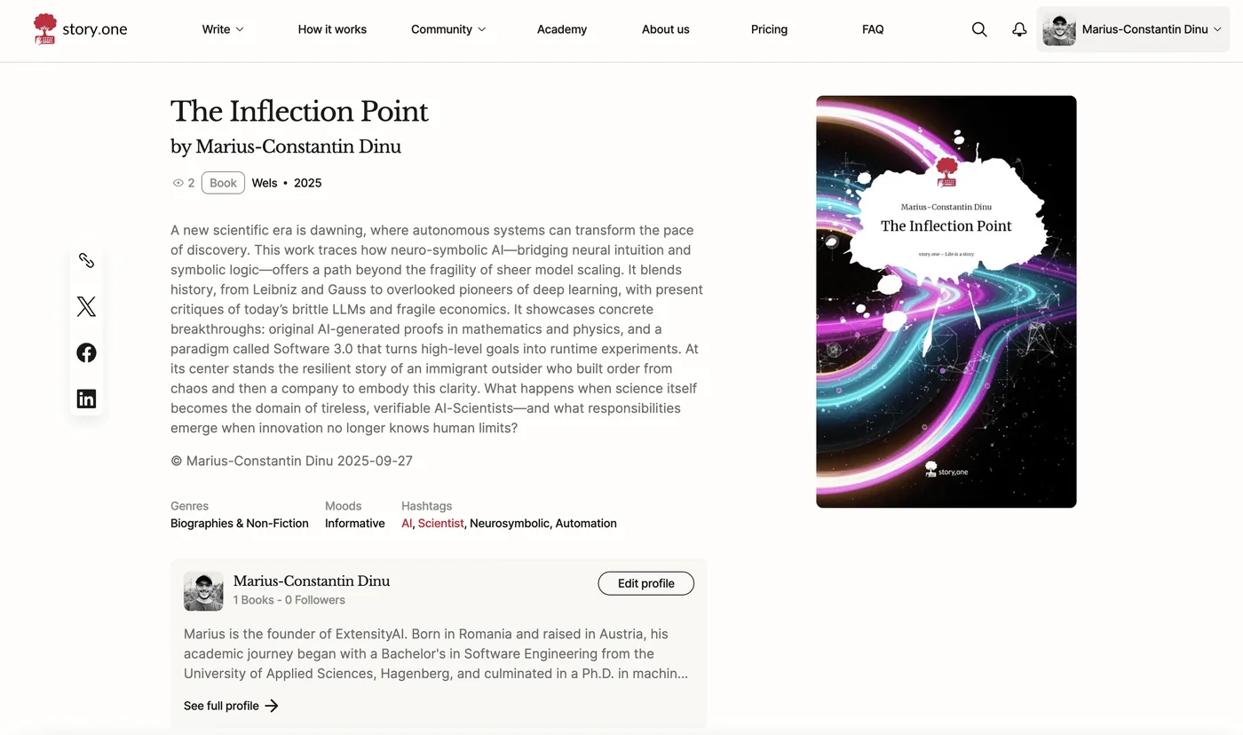 Cover of the book The Inflection Point.
